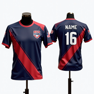 Camisetas deportivas sublimadas personalizadas para hombre, camisetas de softbol, baloncesto, fútbol, pesca, impresas, transpirables, cuello redondo, cómodas - Product Image 3