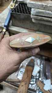 Mango de Cuchillo de Cuerno de Búfalo, Artesanía Duradera Hecha a Mano de Estilo Natural - Product Image 6