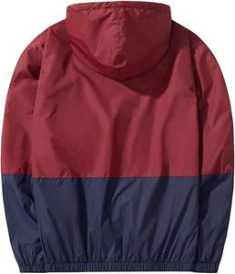 Chaqueta Cortavientos Extra Grande de Moda, Logotipo Personalizado, Tela Premium, Ropa Deportiva para Exteriores, Ropa Urbana, Fábrica OEM - Product Image 2