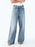 Pantalon en denim à la mode Jeans extensibles décontractés pour femmes Streetwear Pantalons cargo décontractés pour femmes Jeans en jean skinny sexy déchiré pour femmes