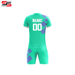 Ensemble complet d'uniformes de football Maillot respirant de football à manches courtes Combinaison de sport Entraînement Promotions de septembre - Product Image 2