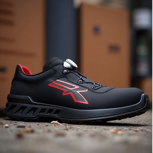 Scarpe Antinfortunistiche da Uomo Taglia 46 Nero/Rosso Marca <span class=keywords><strong>Caesar</strong></span> S3S CI FO SR ESD - Product Image 3