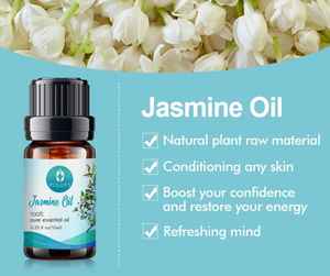 Aceite Esencial Absoluto de Flor de Jazmín 100% Puro y Orgánico, Destilación por Vapor de Primera Calidad, para Cuidado de la Piel y Masajes, Venta al Por Mayor - Product Image 6