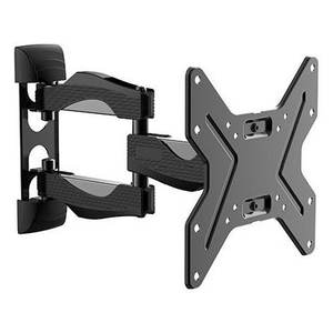 Support mural pour moniteur TV ELTRIS200 noir VESA 200 x 200 inclinable à trois articulations avec capacité de charge de 25 kg - Product Image 1