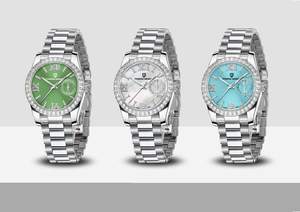 PAGANI DESIGN 1776 nouveau avec perceuse <span class=keywords><strong>montre</strong></span> de luxe femmes Quartz acier inoxydable saphir diamant montres <span class=keywords><strong>100M</strong></span> <span class=keywords><strong>étanche</strong></span> dame <span class=keywords><strong>montre</strong></span> - Product Image 4