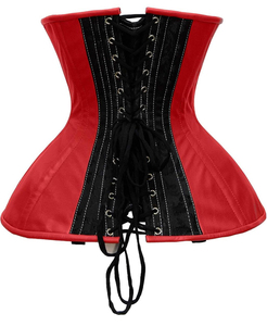 Vintage <b>Women's</b> Overbust Shapewear Tank Tops High Quality Borcade <b>Corset</b> for Plus Size Breathable Crew Neck Polyester/Cotton - Product Image 6