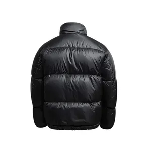 Veste matelassée noire brillante pour l'hiver - Product Image 3