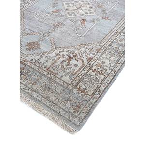 Thyme Ivory Hand Knotted Afghan Wool <b>Rugs</b> <b>Boho</b> Medallion Abstract Rectangle Living Room Carpet for Home Hallway No. EA-1509 - Product Image 2