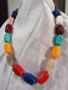 Collar de Cuentas de Resina Hecho a Mano con Joyería de Resina Creativa Multicolor, Collares de Resina al por Mayor para Venta al por Menor - Product Image 6