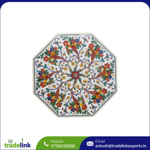 Modern Marble Inlay Convertible <b>Coffee</b> <b>Table</b> Top Home Use Versatile Outdoor Dining Living Room Focal Point Glass Wood Frame - Product Image 6