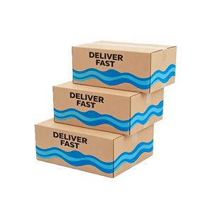 กล่องขนส่งลูกฟูกที่เป็นมิตรต่อสิ่งแวดล้อมพร้อมตัวเลือกการปั๊มนูนโลโก้ - Product Image 3