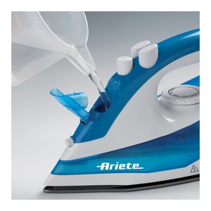 Plancha de vapor eléctrica de 2000W con revestimiento de Teflon azul y blanco 00S623400AR0 - Product Image 2