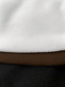 Sweat-shirt à capuche en polaire tendance, patchwork, surdimensionné, demi-zip, veste, manteau, personnalisé, 100% laine d'agneau, sweat-shirt pour homme - Product Image 6