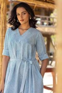 Indian handmade cotton lining travel and office wear <b>dress</b> personalized bride wedding gift <b>dress</b> summer wear beach cover <b>dress</b> - Product Image 3