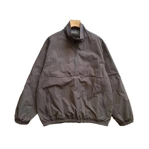 Haute qualité en gros Logo personnalisé hommes 1/4 fermeture éclair col montant coupe-vent léger quart fermeture éclair vestes de survêtement pour hommes - Product Image 3