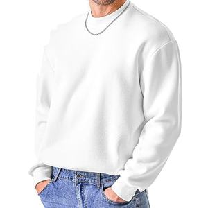 Sudadera Lisa al por Mayor de Manga Larga, Sudadera Lisa con Cuello Redondo de Alta Calidad para Hombre con Impresión de Logotipo Personalizado 2026 - Product Image 2