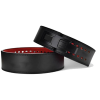 Ceinture de Soutien Dorsal Professionnelle en Cuir de Vachette Souple avec Boucle Antidérapante Robuste pour Musculation et Entraînement en Salle de Sport