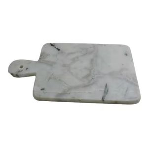 Juego de tabla de cortar de madera personalizada de alta calidad con mango de mármol genuino, utensilios de cocina convenientes con bloques de embalaje de logotipo - Product Image 1