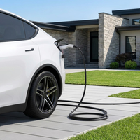 Chargeur EVSE portable 3,5 kW 16 A, chargeur de voiture électrique Mode 2, déchargeur V2L 240 V, Type 2 Type 1 GB/T, contrôle par application Tuya, OEM ODM