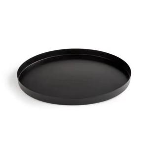 Classic Design Iron Serving <b>Tray</b> Black Powder Coated Eco-Friendly Metal Tabletop Decorative Plate for <b>Food</b> Storage Modern Style - Product Image 2