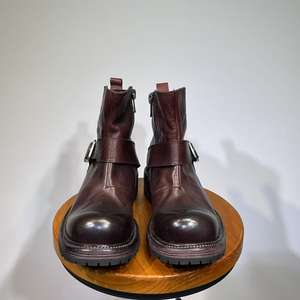 Bottes en cuir pour femmes, bottes en cuir véritable pour femmes, pour un usage décontracté et hivernal, bottes en cuir tendance et bottines - Product Image 3