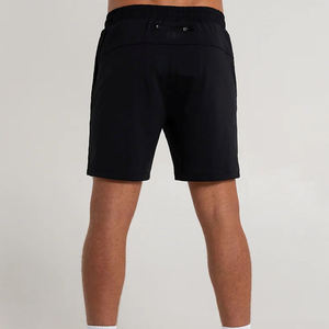 Prix de gros Short d'entraînement en élasthanne de qualité Short de fitness en maille pour homme Short d'été droit mince de sport - Product Image 3