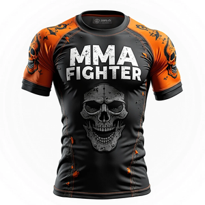 BJJ Rash Guard personnalisé Équipement MMA sublimé en gros pour l'entraînement sportif de combat compétitif - Product Image 4