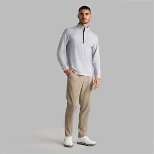 Quick Dry Gym 1/4 Quarter Zip <b>Top</b> Running T Shirts for Men <b>Golf</b> t Shirts Sportswear <b>Long</b> <b>Sleeves</b> Men's T-shirt - Product Image 5