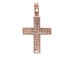Joyería de fantasía religiosa cruzada de estilo hip hop de moda con diamante de moissanita en plata de ley 925 colgante de diamante de claridad VVS - Product Image 3
