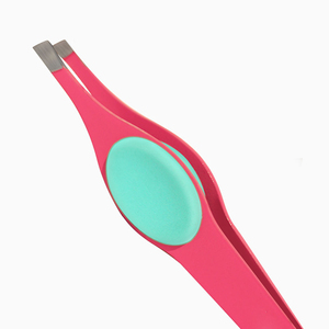 Pince à sourcils à étiquette personnalisée de qualité supérieure pointe pointue en acier inoxydable léger réutilisable épilation de luxe écologique - Product Image 4