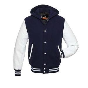 Chaquetas universitarias Versity para hombre-Chaquetas universitarias en blanco de manga larga con logotipo personalizado de nueva moda - Product Image 6