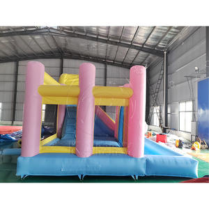 Castillo Inflable de Arcoíris y Nubes - Equipo de Juego de PVC Comercial Personalizable para Niños, Alquiler para Fiestas en Interiores/Exteriores - Product Image 6