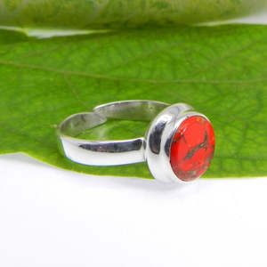 ชุดแหวนเงินสเตอร์ลิงประดับพลอยเทอร์ควอยซ์สี92.5ชุบโรเดียมแพลทินัม - Product Image 6