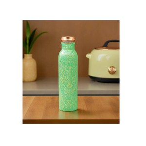 ขวดน้ำกีฬาสไตล์ไม่เหมือนใครขวดทองแดงพิมพ์ลายสำหรับเด็กของใช้ในครัวเรือนที่มีความต้องการสูง - Product Image 3