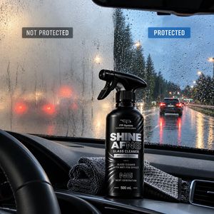 Limpiador de Vidrios para Auto SHINE AF NG, Desechable, Ecológico, Antivaho, Spray para Limpiar Parabrisas y Ventanas, Sin Rayas, Marca Privada OEM, UE - Product Image 2