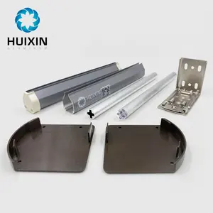 2020 Hot Sale Roller Blinds Parts und Zebra Blinds Tube Head Rail Aluminum