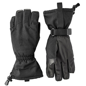 Guantes de esquí de poliéster de cuero para Snowboard, impermeables, transpirables, a prueba de viento, para hombres, para clima frío, guantes de esquí - Product Image 1