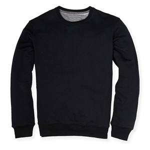Wholesale 100% Cotton Men's Casual Long Sleeve Pullover Hoodies Private Label Breathable Crewneck <b>Sweatshirt</b> <b>Embroidery</b> Solid - Product Image 3