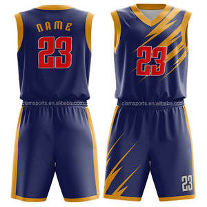 Conjunto de Camiseta y Pantalones Cortos de Baloncesto Sublimados Personalizados para Equipos Deportivos, Hombres Adultos, 100% Poliéster, Anti-UV, Práctica y Juego - Product Image 4