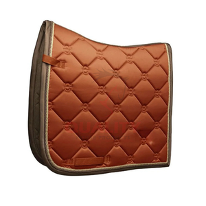Tapis de selle anglais doux et confortable tissu durable matelassé respirant doux pour le dos du cheval avec un soutien supérieur pour le confort de conduite - Product Image 4