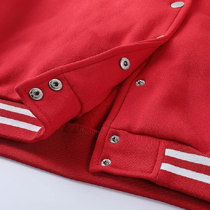 Vestes Letterman universitaire utilitaire d'origine direct d'usine OEM Vestes universitaires en laine et cuir de style américain original pour hommes - Product Image 5