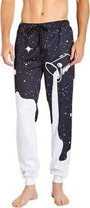 Pantalones Deportivos Casuales de Lona Ligera de Cintura Alta para Hombre, Sublimados, Cómodos, Transpirables, de Secado Rápido, con Cordón Ajustable - Product Image 4