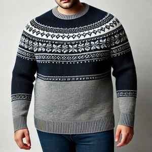 <b>Heavy</b> <b>Duty</b> Custom Design Men's Winter Solid Front Logo Quick Dry Breathable Plus Size Comfortable New Fashion Sweaters - Product Image 1