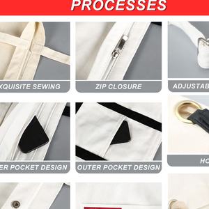 กระเป๋าผ้าแคนวาสสะพายไหล่เดี่ยวลายตัวอักษรน่ารัก ขายส่งราคาถูก พร้อมพิมพ์โลโก้ตามสั่ง สำหรับใช้ในชีวิตประจำวัน - Product Image 4