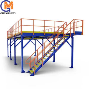 Supports de plancher d'entrepôt de système de rayonnage de palette de stockage en acier résistant industriel chaud avec le revêtement de poudre - Product Image 4