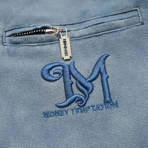 OEM Custom logo <b>Canvas</b> <b>Jacket</b> High Quality Heavyweight Worn Wash Fade Casual Cargo <b>Jacket</b> <b>Canvas</b> Corduroy Neck Men Work <b>Jacket</b> - Product Image 5