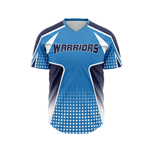 เสื้อกีฬาเบสบอลใส่ได้ทั้งชายและหญิงผ้าโพลีเอสเตอร์100% ระบายอากาศได้ดีแห้งเร็วพิมพ์ลาย - Product Image 1