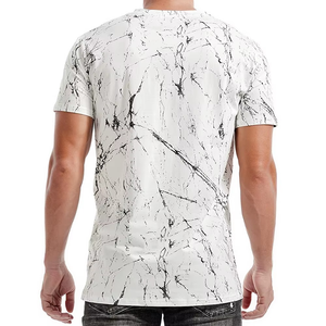 T-shirt en coton uni pour homme, basique, coupe confortable, haute qualité, OEM - Product Image 4