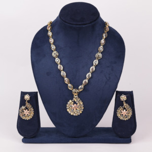 Collares chapados en 3 tonos, Joyería Moderna y de festival de 3 tonos de pavo, joyería de moda personalizada, joyería artificial de lujo, tricolor - Product Image 1