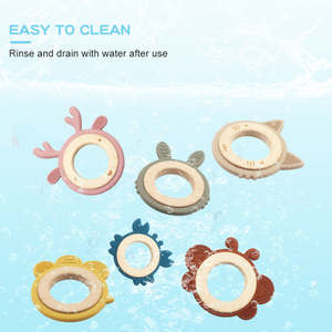 Mordedores de Silicona para Bebés, Diseño de Animales Grandes y Lindos, Venta al Por Mayor 2026, OEM, Suaves, Libres de BPA, Grado Alimenticio, Anillo de Dentición, Los Mejores - Product Image 3